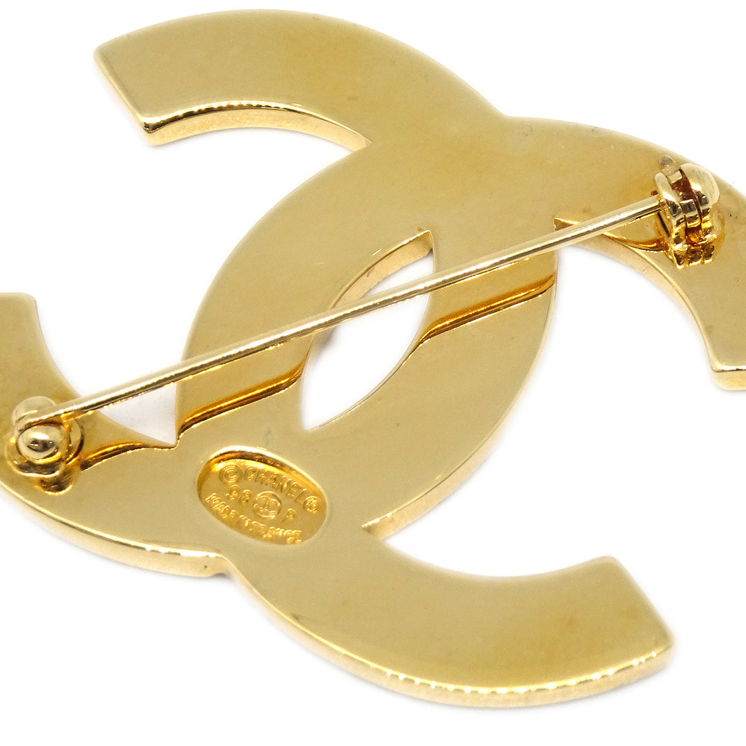 Top Quality Chanel CC Brooch Pin Gold 98P