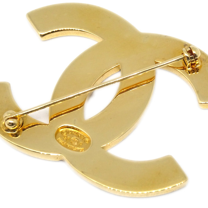 Top Quality Chanel CC Brooch Pin Gold 98P