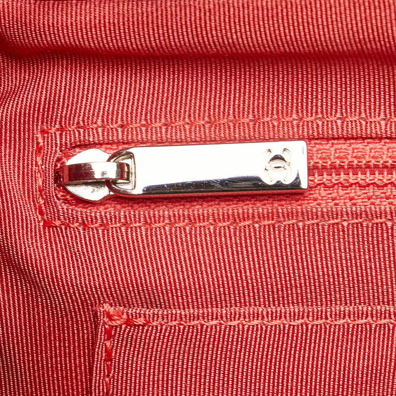 Top Quality Chanel Matrases Coco Rucksack Backpack Red Silver   Chanel
