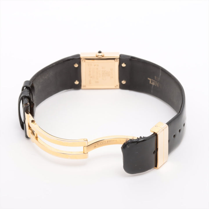 Top Quality Chanel Matrasse YG  Leather QZ Black  Buckle GP Ever