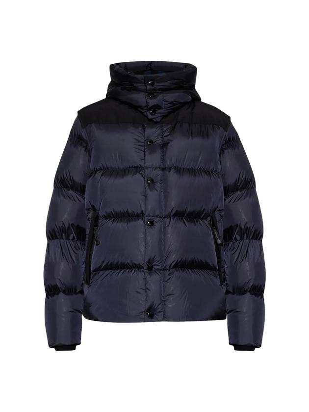 Burberry Detachable Sleeve Hooded Padding Navy