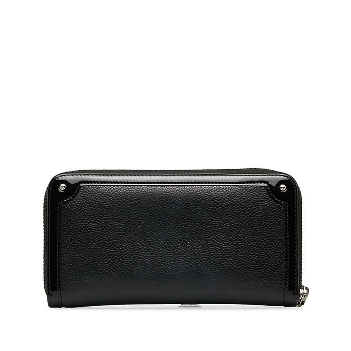 Top Quality Chanel Coco Long Wallet Black Leather  Chanel