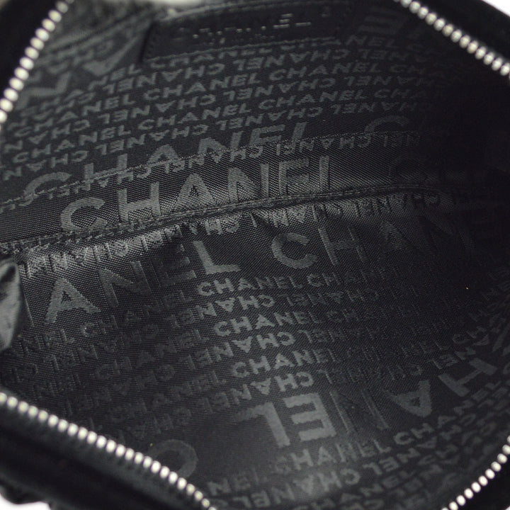 Top Quality Chanel Black Satin Chain Handbag