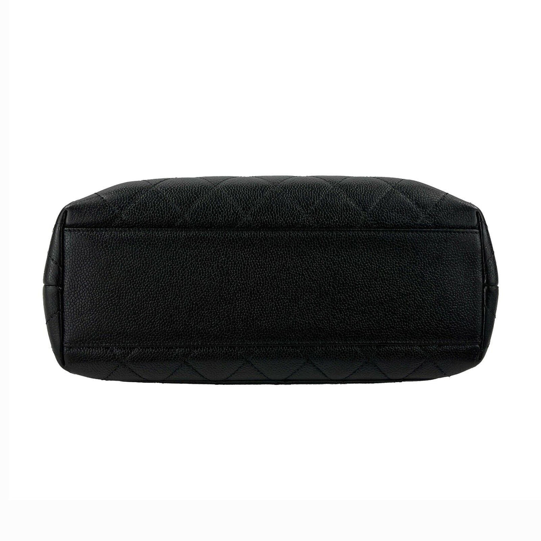 Chanel - Vintage Large Quilted CC Caviar Kelly New Bag - Top Handle