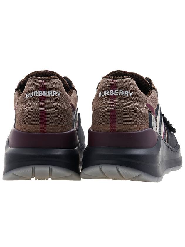 Top Quality Burberry Ramsey Check Cotton Low Top Sneakers Brown