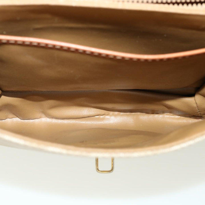 Celine Macadam Canvas Shoulder Bag Beige  32455