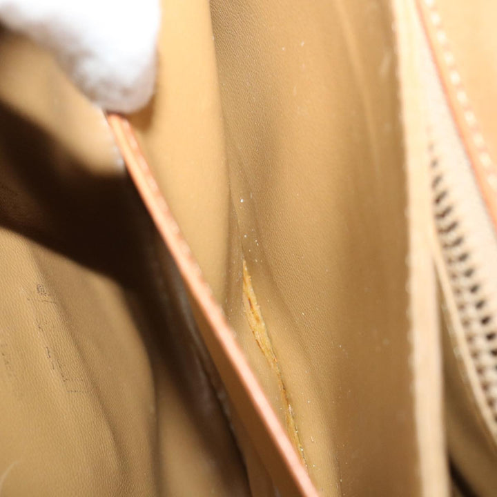 Celine Macadam Canvas Shoulder Bag Beige  32455