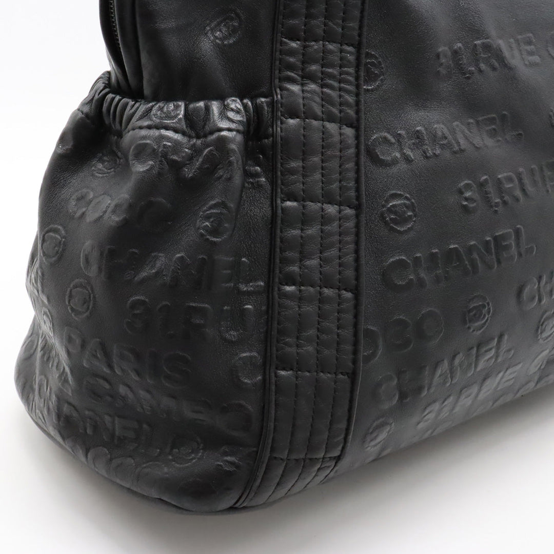 Top Quality Chanel Unlimited Logo Mini Boston Bag  Bag Shoulder Bag Shoulder Bag Black Black A46123