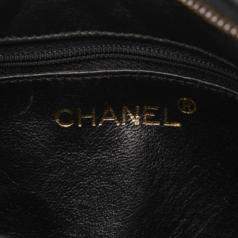 Top Quality Chanel Matrases Coco Fringe Sloping Chain Shoulder Bag Dark Green Lambskin  CHANEL