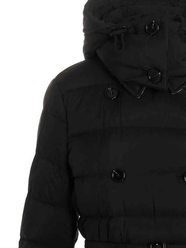 Burberry WoMen's Detachable Belted Long Padding Black