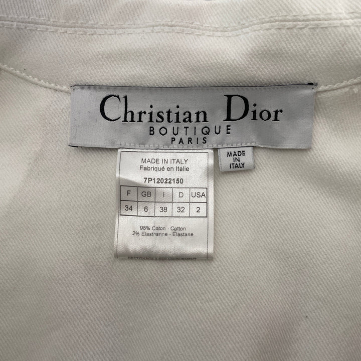 #Christian Top quality Dior/Denim Jkt/38/WHT/Denim
