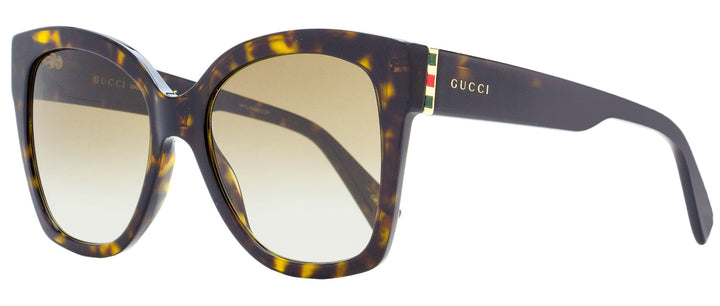 Gucci Women's Square Sunglasses GG0459S 002 Havana 54mm
