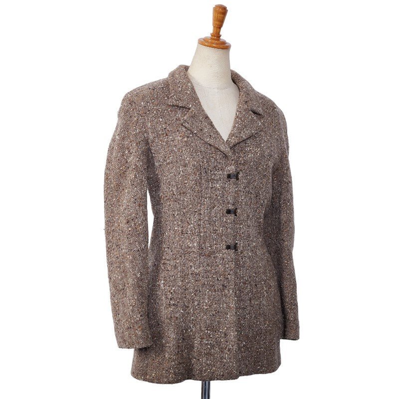 Top Quality Chanel Top Quality Chanel P13771V07872 Terrated Jacket Wool/Nylon Beige