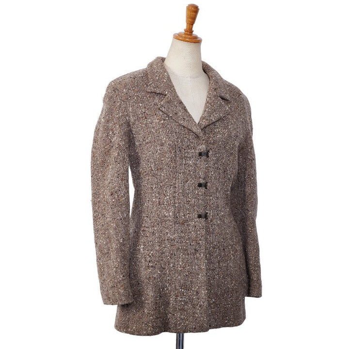 Top Quality Chanel Top Quality Chanel P13771V07872 Terrated Jacket Wool/Nylon Beige