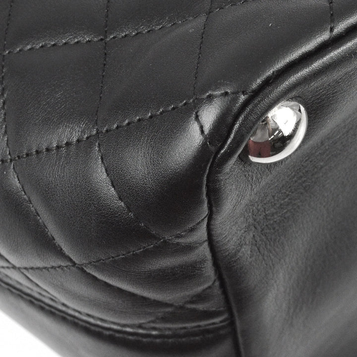 Top Quality Chanel 2004-2005 Black Calfskin Cambon Ligne Handbag