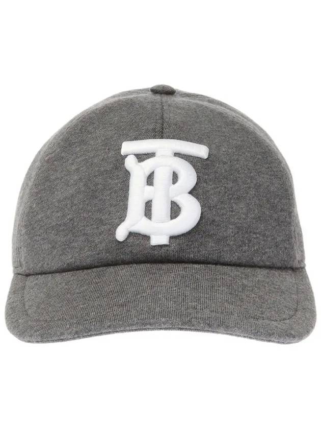 Burberry Monogram Jersey Ball Cap Grey