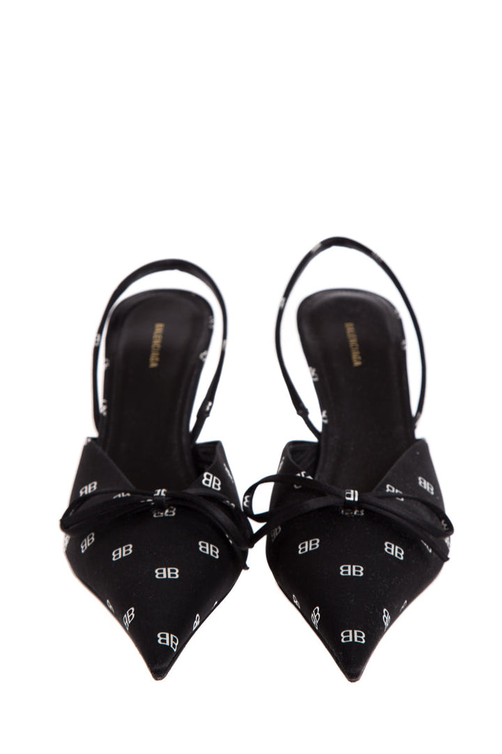 Balenciaga Black Slingback Heels SZ 36