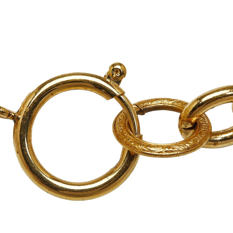 Top Quality Chanel vintage cocomark big mattress chain necklace gold makeup ladies Chanel
