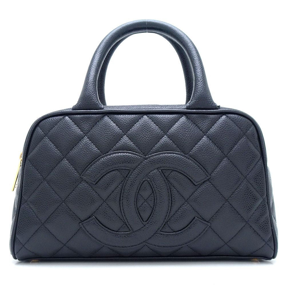 Top Quality Chanel Caviar Mini Boston Handbag A20996