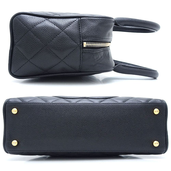 Top Quality Chanel Caviar Mini Boston Handbag A20996