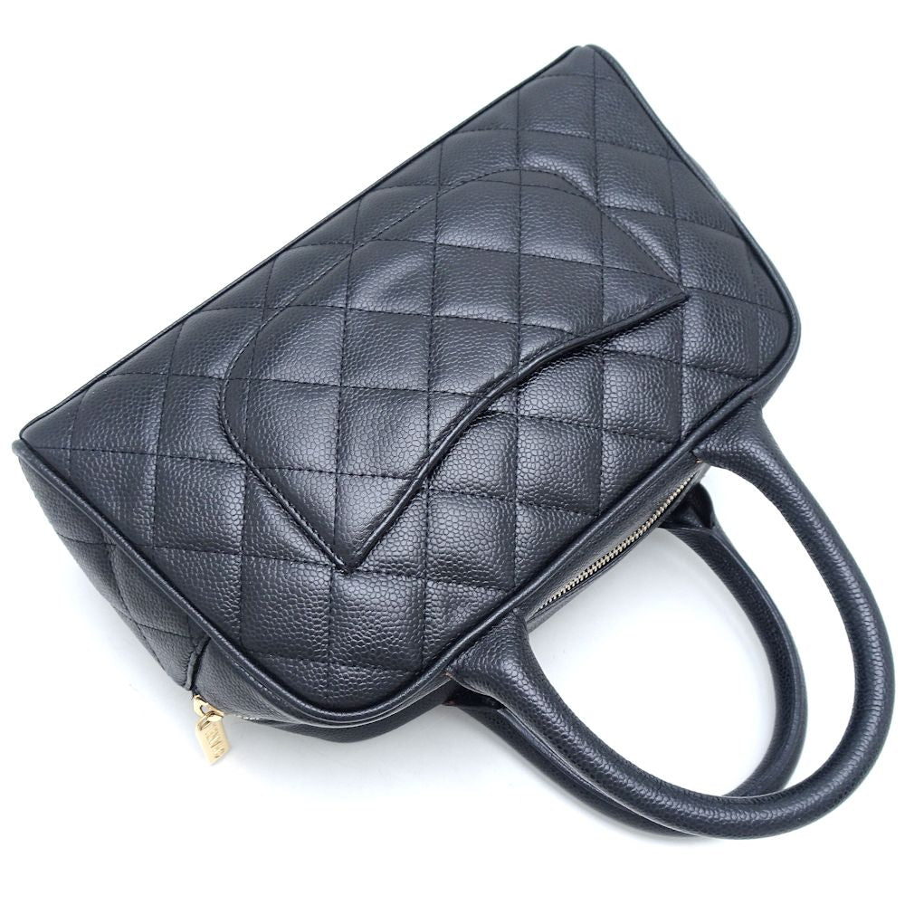 Top Quality Chanel Caviar Mini Boston Handbag A20996