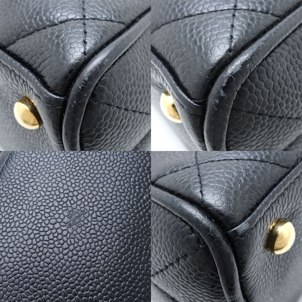 Top Quality Chanel Caviar Mini Boston Handbag A20996