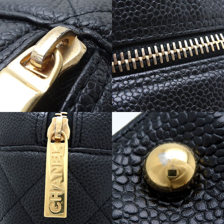 Top Quality Chanel Caviar Mini Boston Handbag A20996