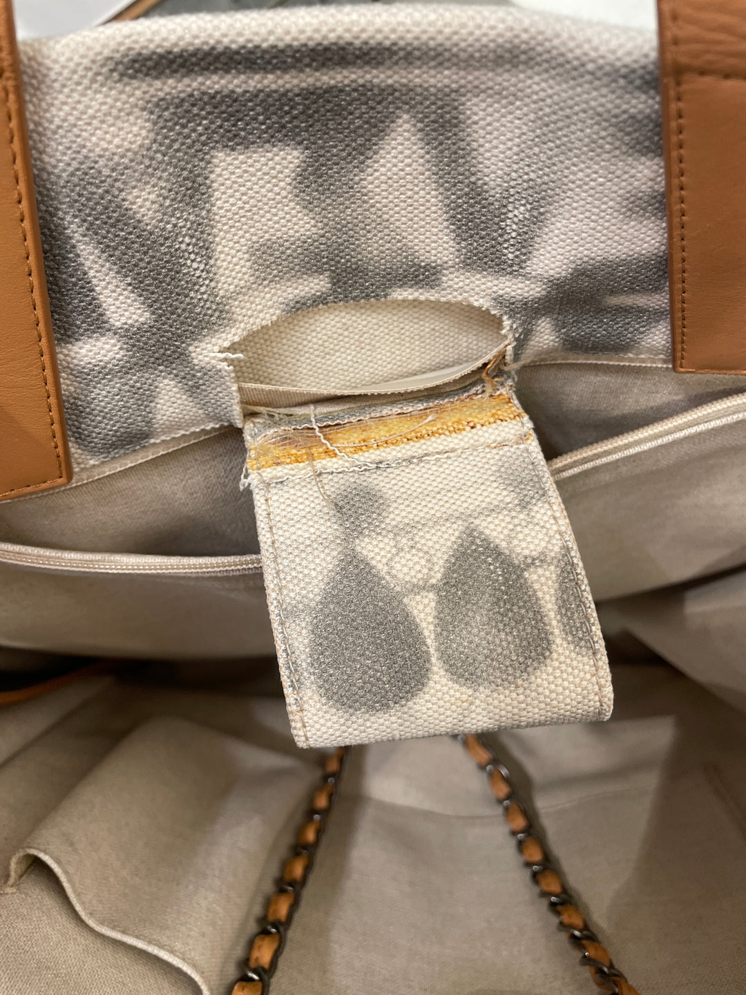 #CHANEL/Tote Bag/Canvas/All Over Print