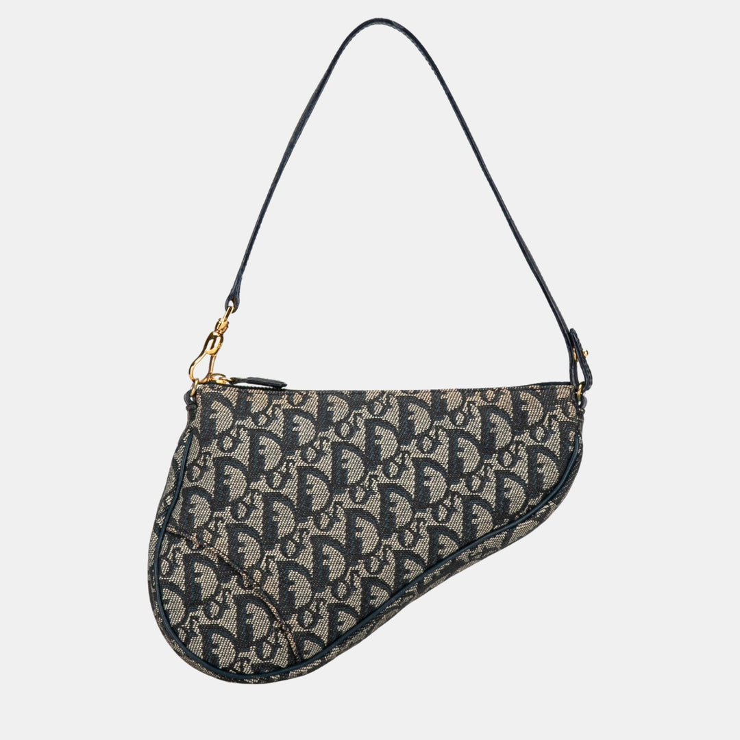 Top quality Dior Blue Mini Oblique Saddle