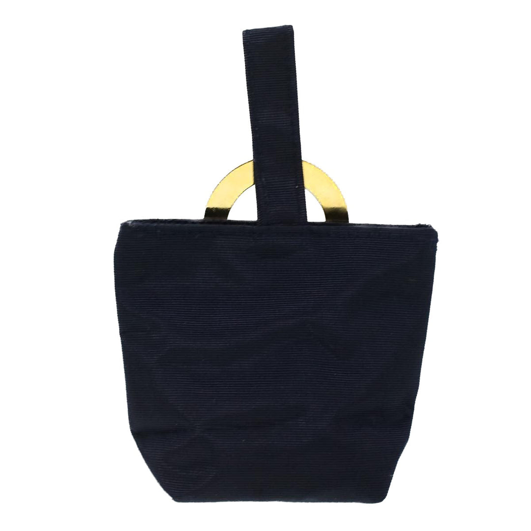 Celine Logo Pouch Nylon Navy  36351