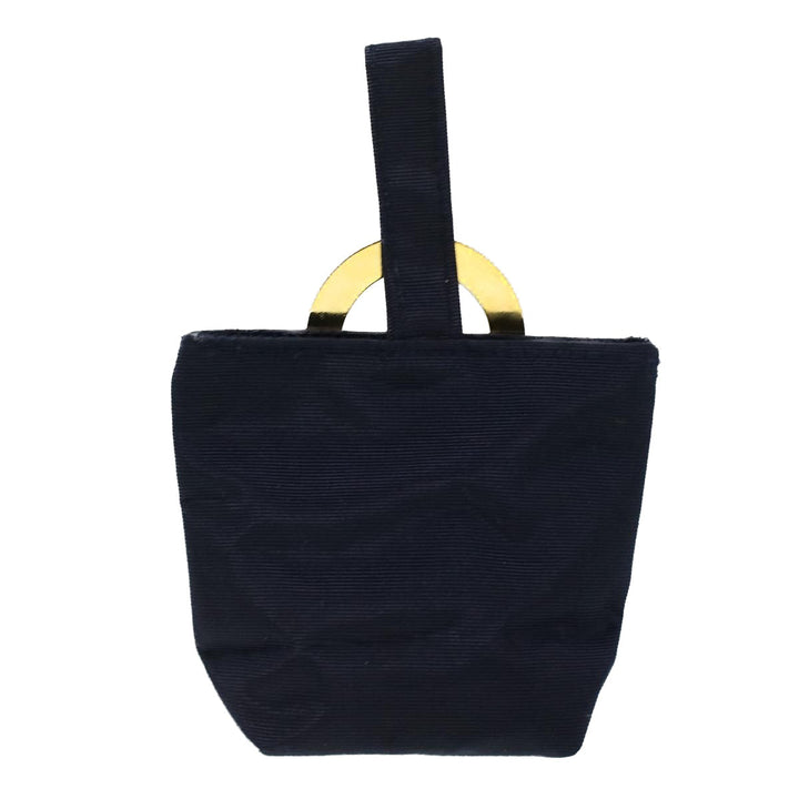 Celine Logo Pouch Nylon Navy  36351