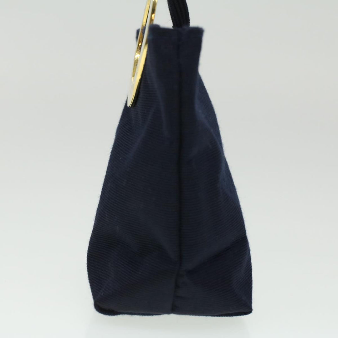 Celine Logo Pouch Nylon Navy  36351