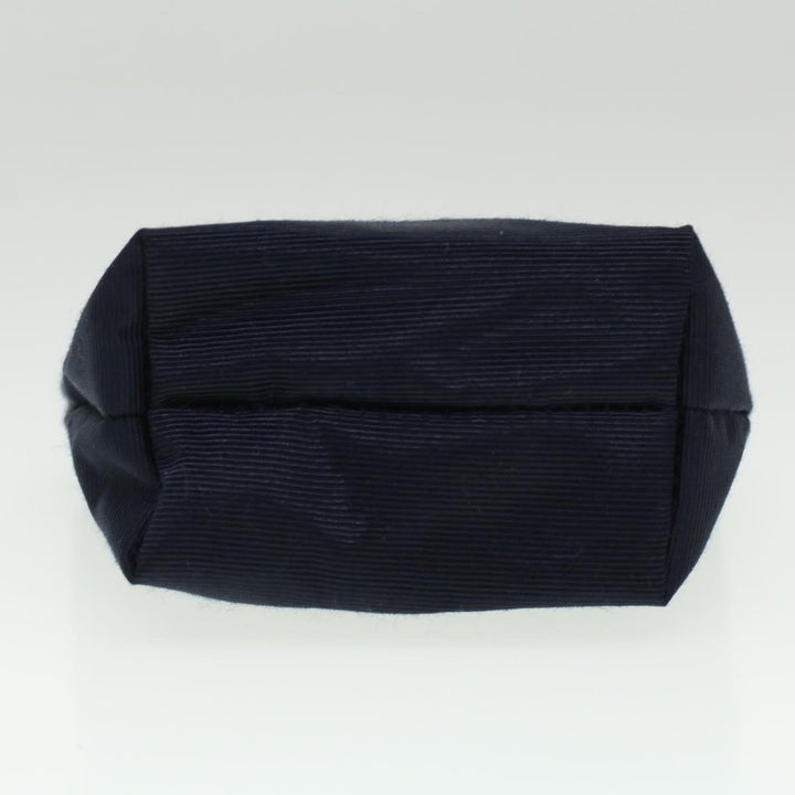 Celine Logo Pouch Nylon Navy  36351