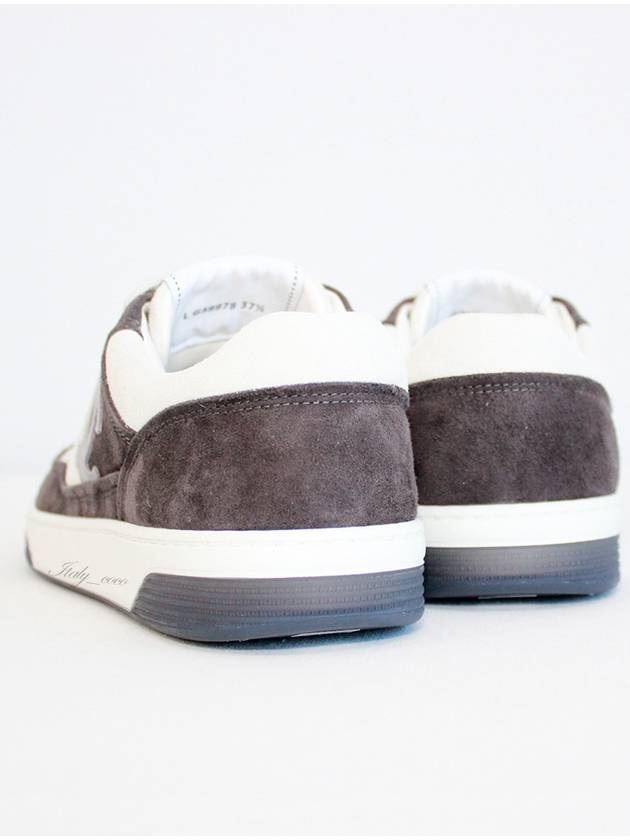 CC Logo Suede Kidskin Low Top Sneakers Black Chanel