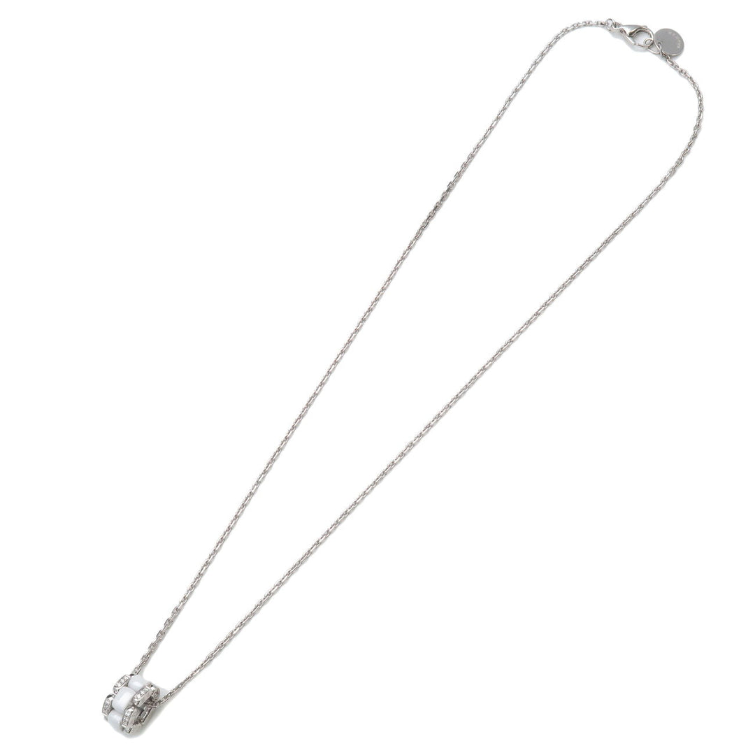Top Quality Chanel Ultra Collection Diamond Necklace K18WG White Ceramic