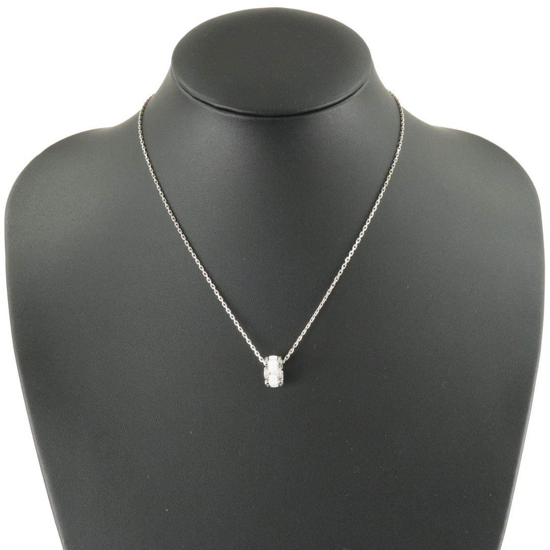 Top Quality Chanel Ultra Collection Diamond Necklace K18WG White Ceramic