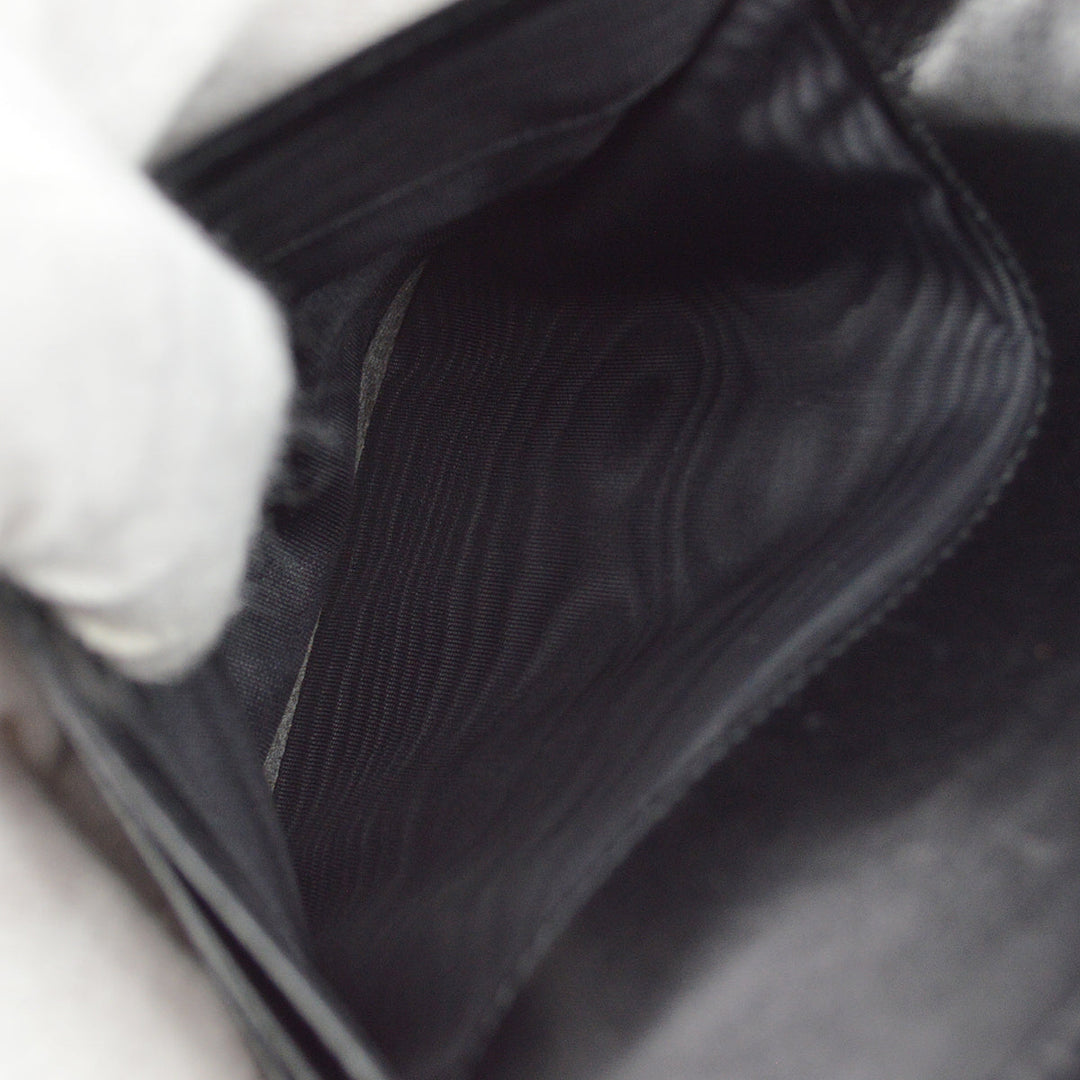Top Quality Chanel 2000-2002 Black Caviar Wallet Purse