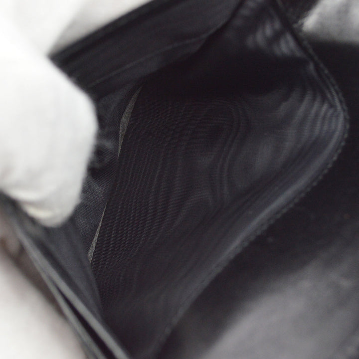 Top Quality Chanel 2000-2002 Black Caviar Wallet Purse
