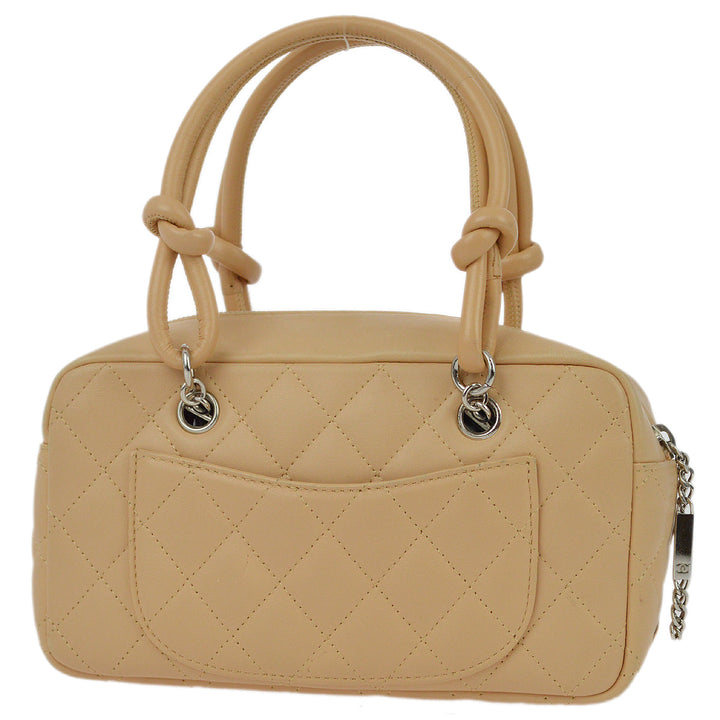 Top Quality Chanel Beige Calfskin Cambon Ligne Handbag