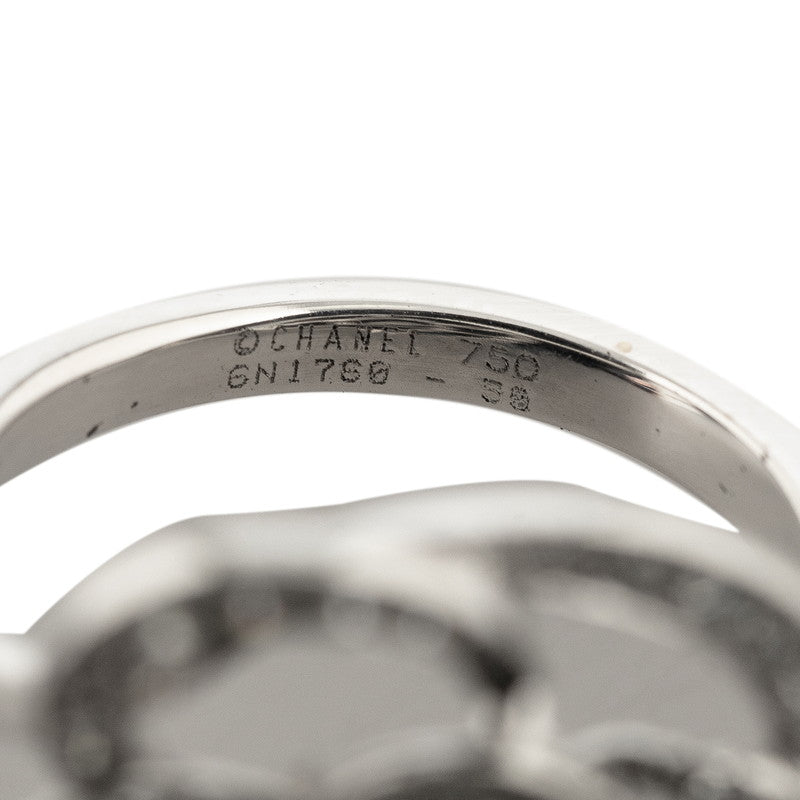 Top Quality Chanel Camera Collection Ring Ring #50 K18WG White Gold Lady Chanel