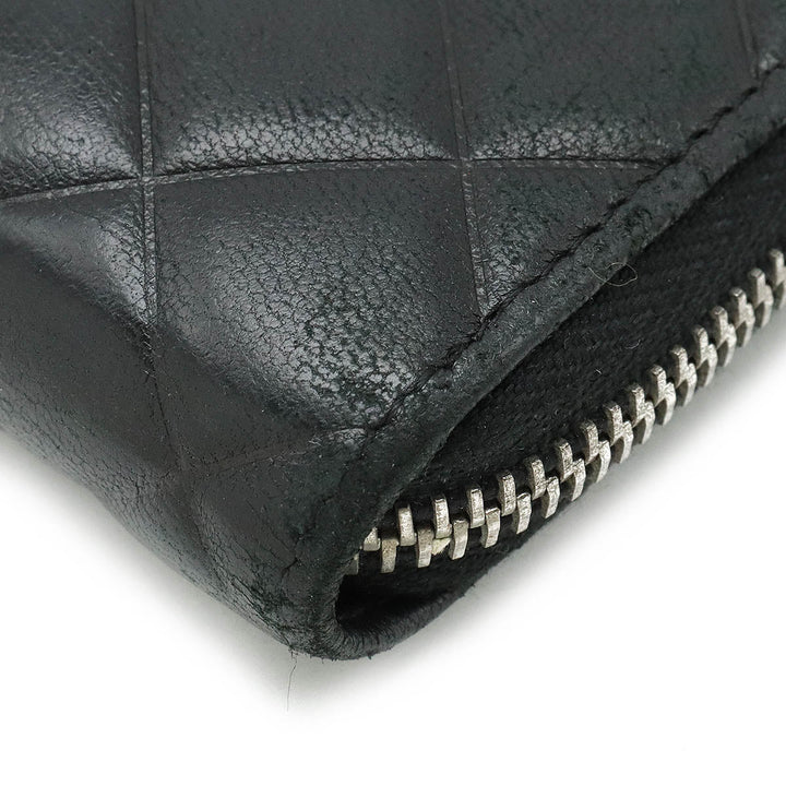 Top Quality Chanel Black Lambskin Wallet Purse