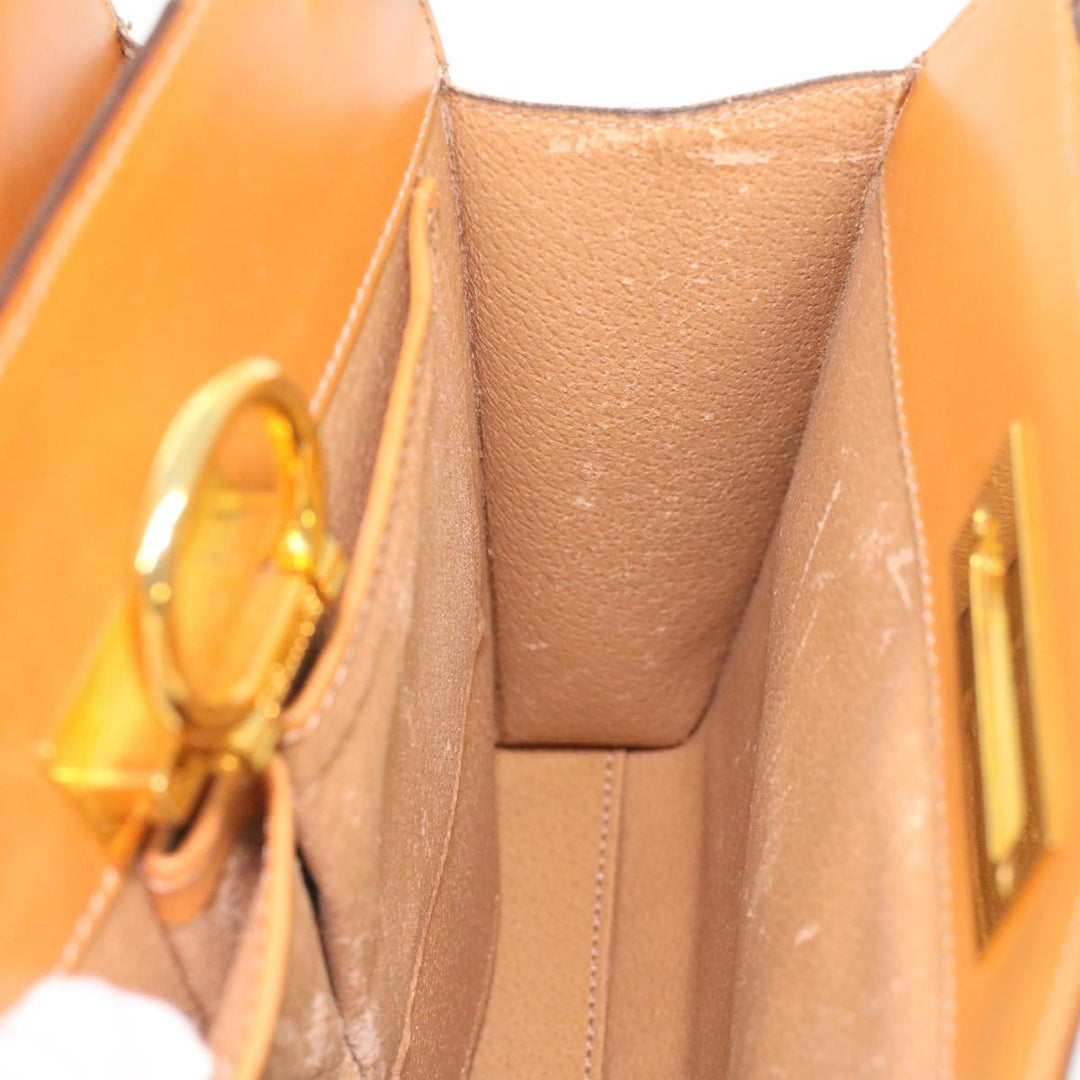 Celine Macadam Canvas Hand Bag Beige  36663