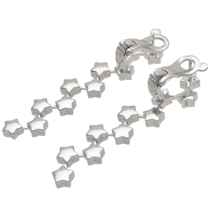 Top Quality Chanel Comet 10Px2 Diamond Earrings K18WG 750WG White Gold