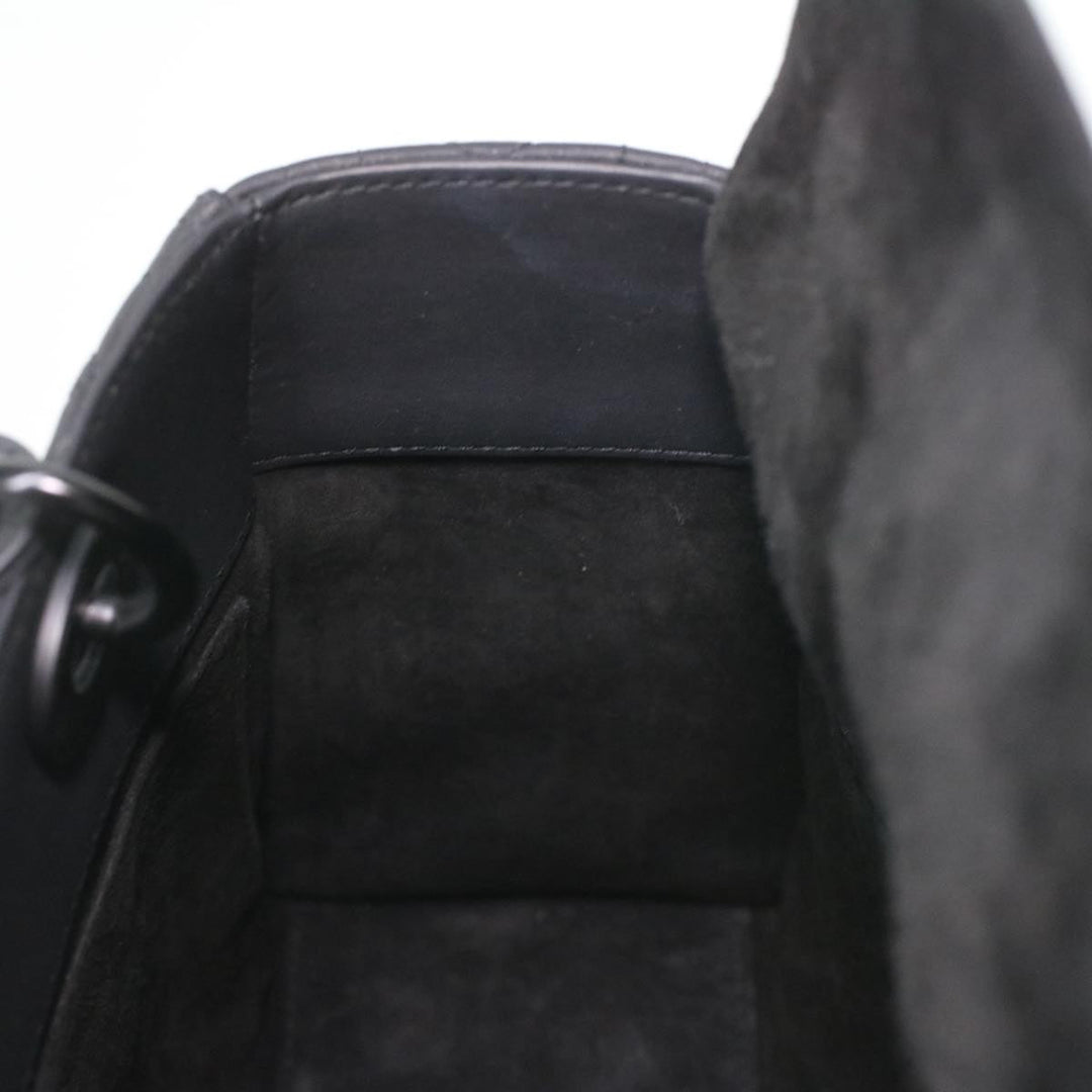 CHRISTIAN Top quality Dior Canage Lady Top quality Dior Hand Bag Calfskin Black M0566SLOI Auth 36776A