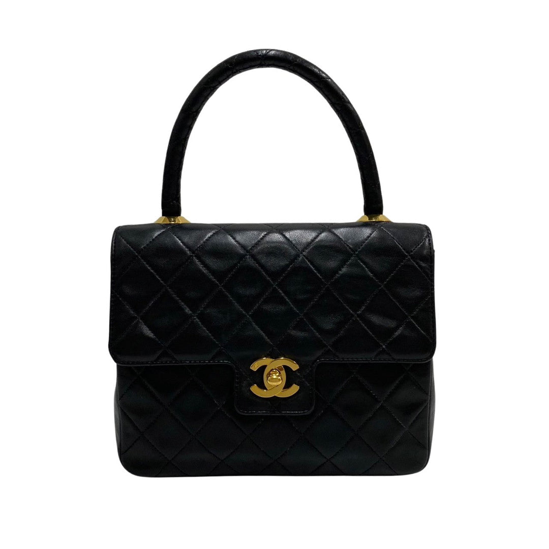 Top Quality Chanel Lambskin Matelasse Coco Mark Mini Handbag