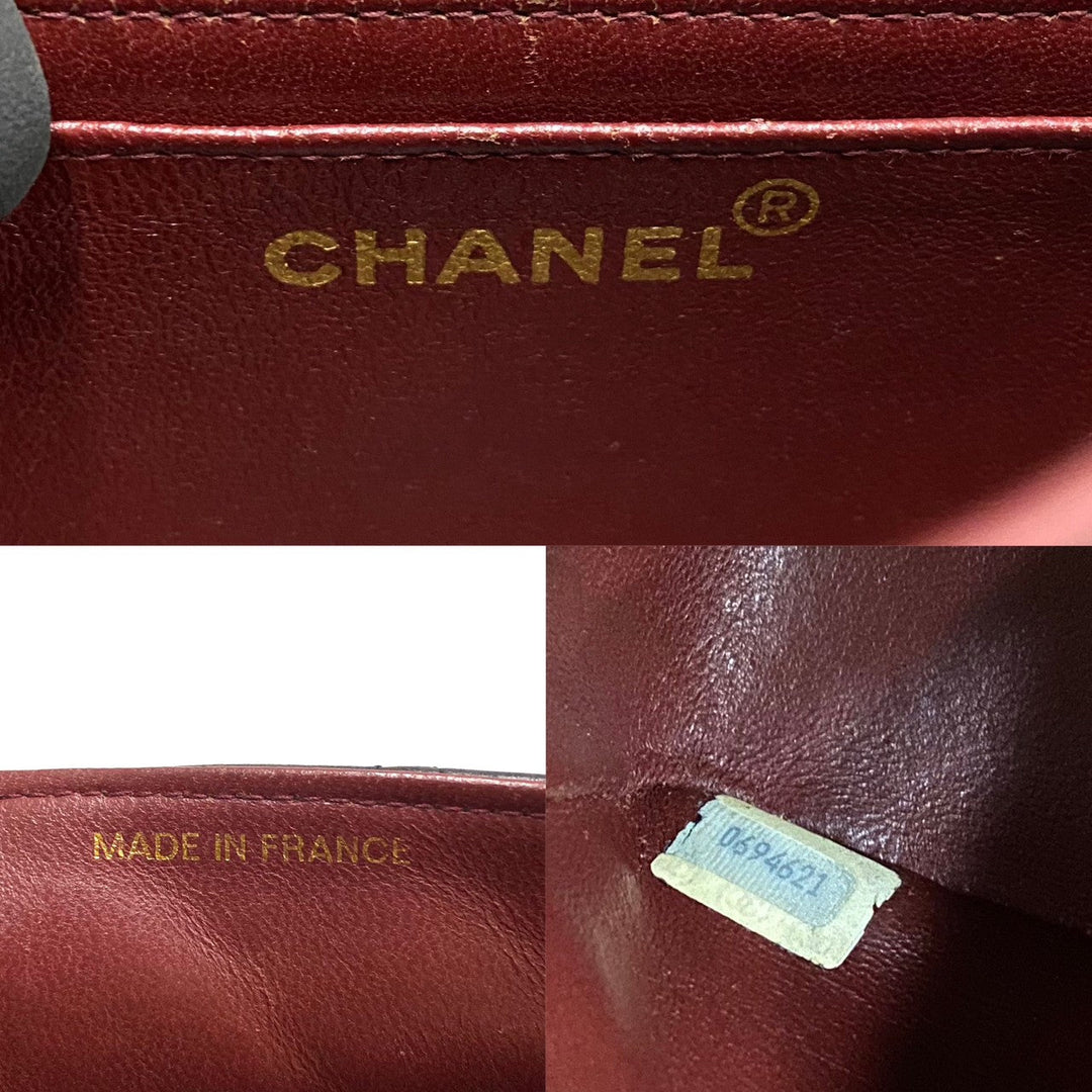 Top Quality Chanel Lambskin Matelasse Coco Mark Mini Handbag