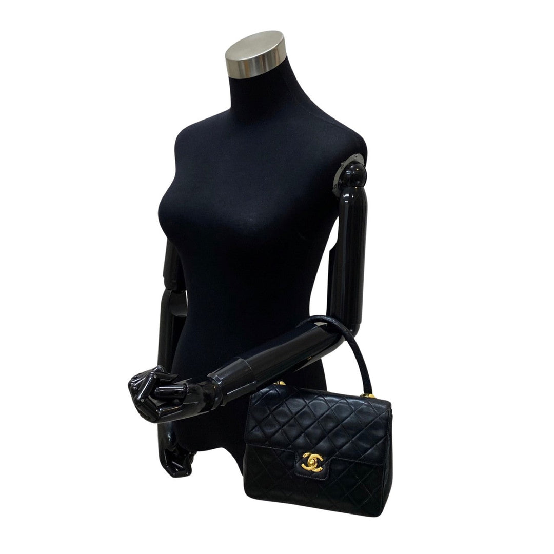 Top Quality Chanel Lambskin Matelasse Coco Mark Mini Handbag