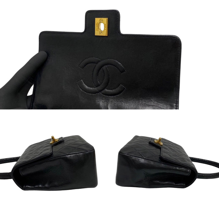 Top Quality Chanel Lambskin Matelasse Coco Mark Mini Handbag
