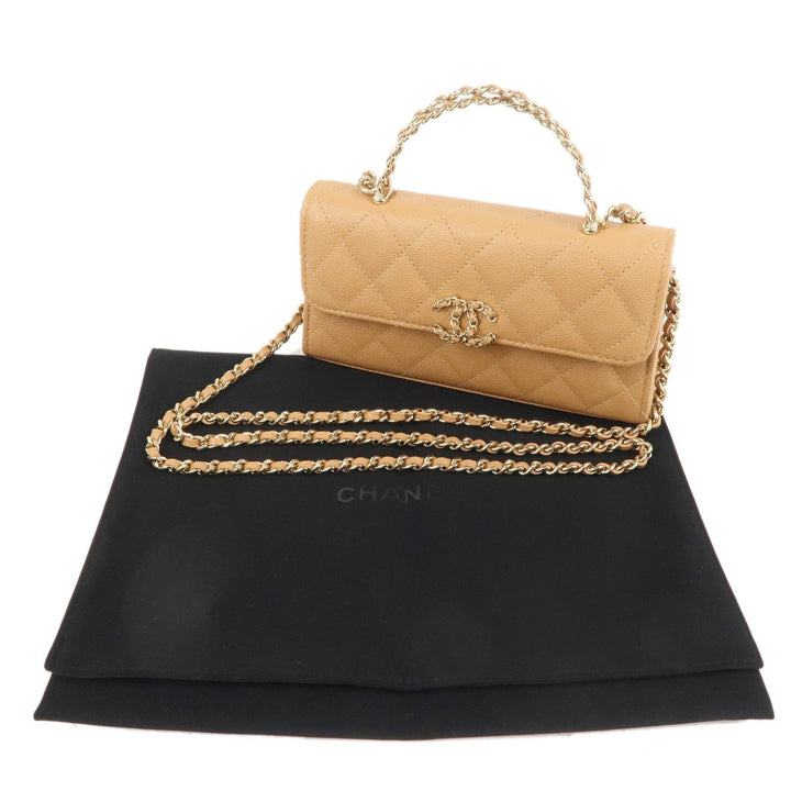Top Quality Chanel Matelasse Caviar Skin Flap Phone Case Shoulder Bag AP3238