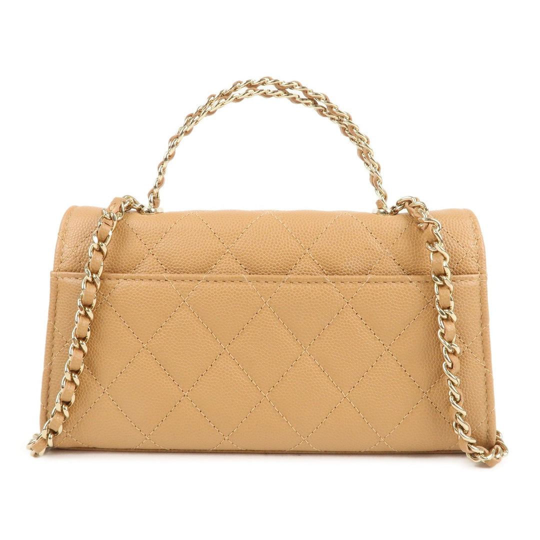 Top Quality Chanel Matelasse Caviar Skin Flap Phone Case Shoulder Bag AP3238